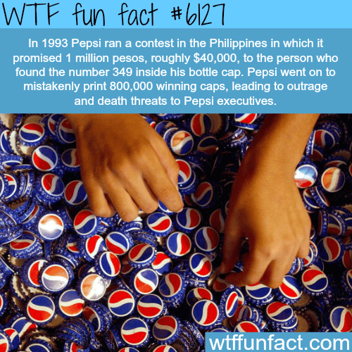 Pepsi contest - WTF fun facts
