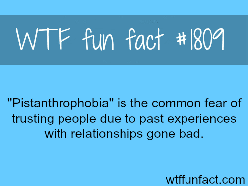 Pistanthrophobia definition - WTF fun facts
