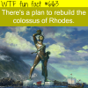 plans to rebuild the colossus of rhodes wtf fun