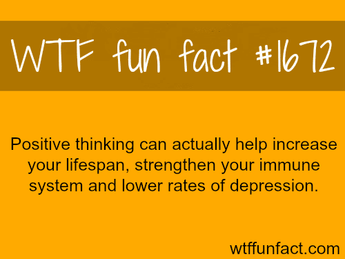 Postive thinking - WTF fun facts