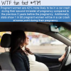 pregnant women are 42 more likely to be in a car