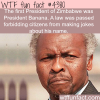 president banana of zimbabwe wtf fun facts