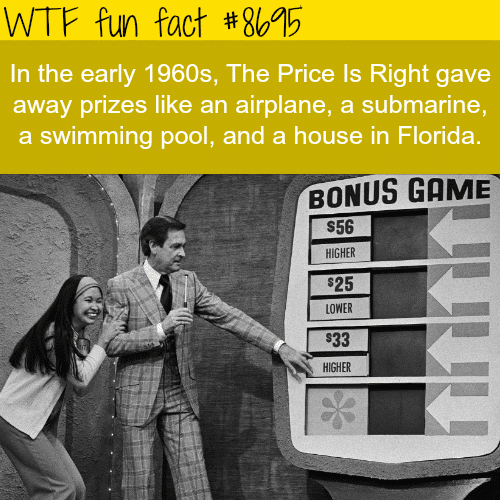 Price Is Right 1960s - WTF fun facts