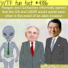 reagan and gorbachev agreed to fight aliens