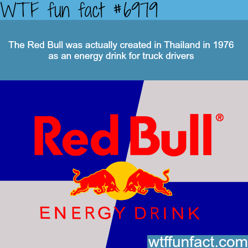 Red Bull - WTF fun fact