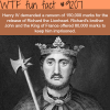 richard the lionheart wtf fun fact
