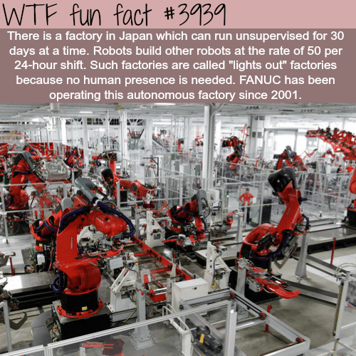 Robots making robots - WTF fun facts