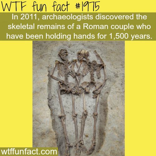 Roman couple holding hands for 1500 years - WTF fun facts