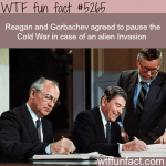ronald reagan agreed to stop the cold war if