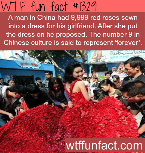 Roses dress in China
