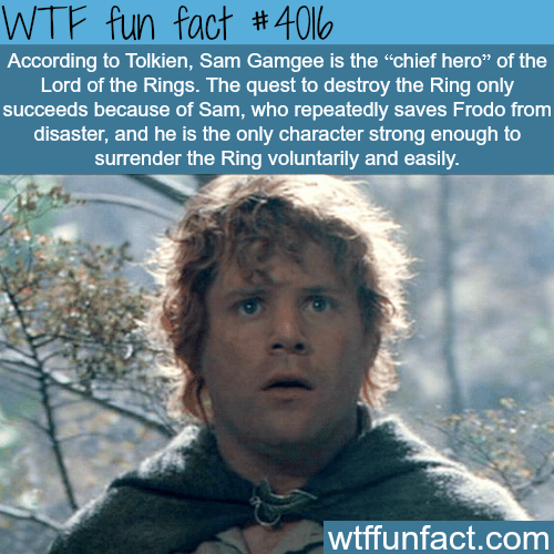 Sam Gamgee - WTF fun facts