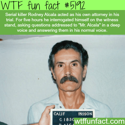 Serial killer acted as his own attorney - WTF fun facts