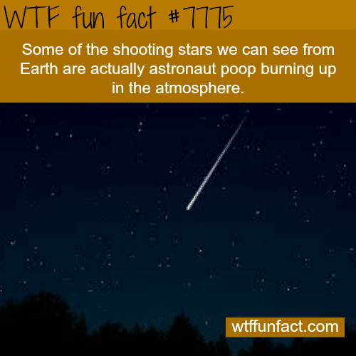 Shooting stars - WTF fun fact