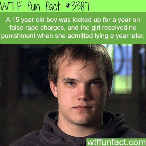 Should girls who falsely accuse people of rape get punished? -  WTF fun facts