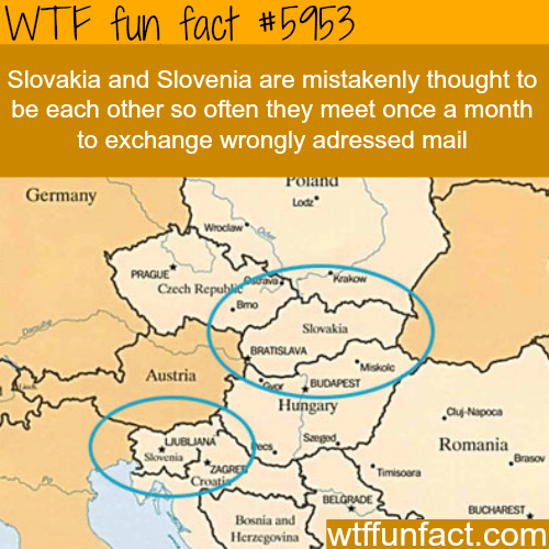 Slovakia and Slovenia - WTF fun facts