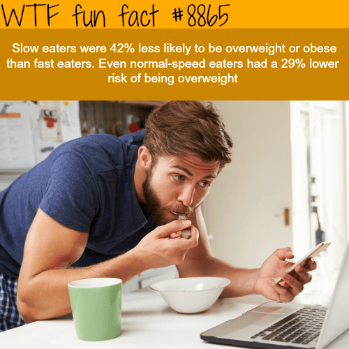 Slow eaters - WTF fun facts 