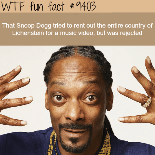Snoop Dogg - WTF fun facts