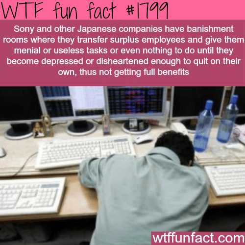 Sony and banishment rooms - WTF fun facts