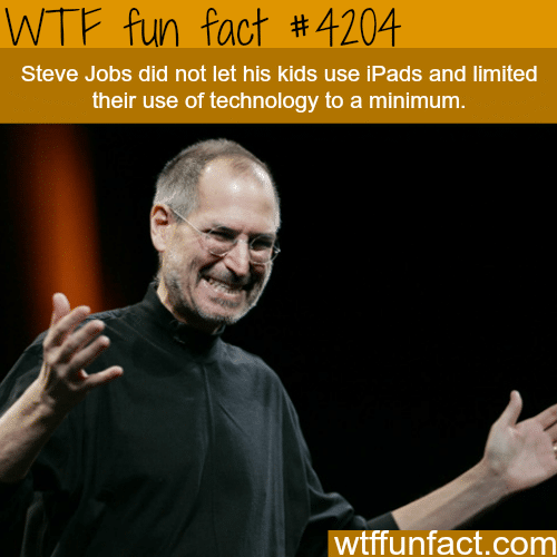 Steve Jobs and his kids -  WTF fun facts