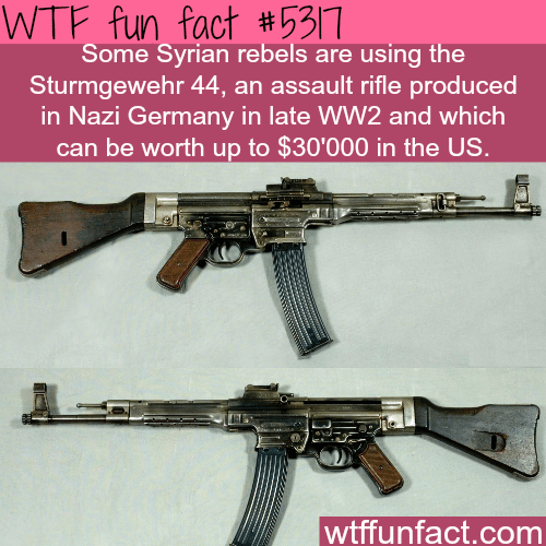 Syrian rebels are using NAZI weapons - WTF fun facts
