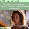 talisa in game of thrones is charlie chaplins