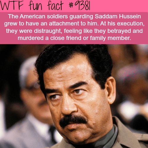 The American Soldiers Who Guarded Saddam Hussein - WTF fun facts