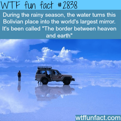 The border between heaven and earth -  WTF fun facts