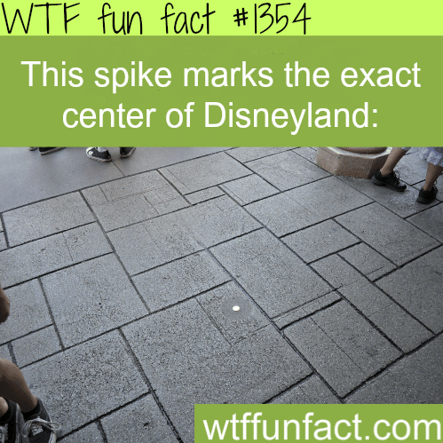 The center of Disneyland - disney facts