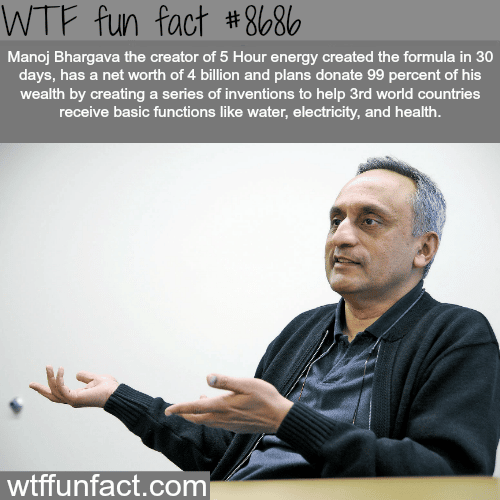 The creator of 5 Hour Energy - WTF fun facts