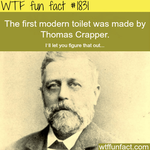 The creator of the modern toilet…- WTF fun facts