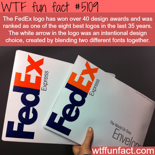 The FedEx logo is one of the best logos in the world - WTF fun facts