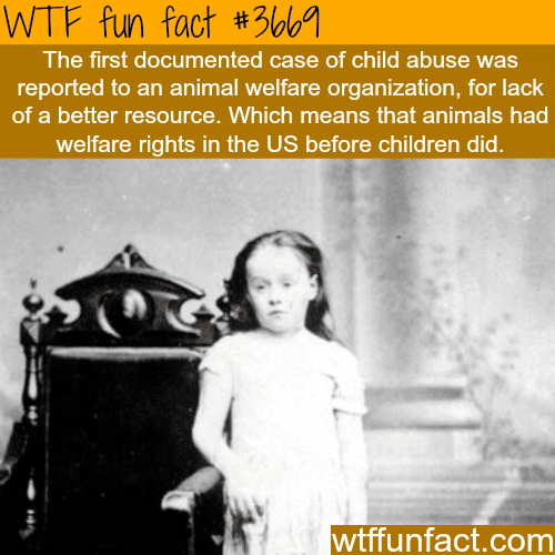 The first documented case of child abuse -  WTF fun facts