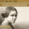 the first woman millionaire in the us wtf fun