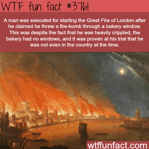 The great fire of London - WTF fun facts