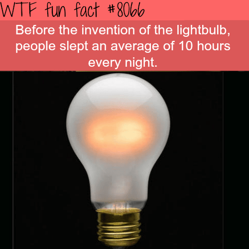 the invention of light bulb - WTF fun fact