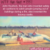 the inventor bouncy castle wtf fun fact
