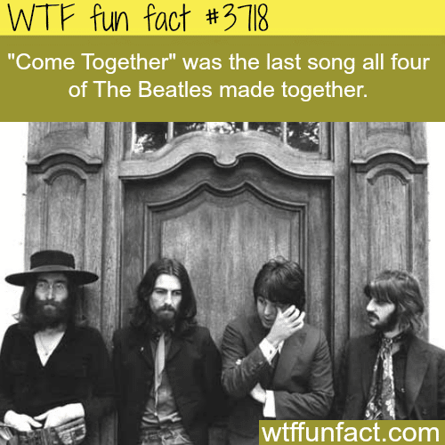 The last song the Beatles made together -  WTF fun facts
