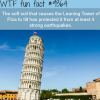 the leaning tower of piza wtf fun facts