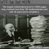 the longest mathematical proof wtf fun facts
