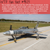 the loudest plane ever built wtf fun fact