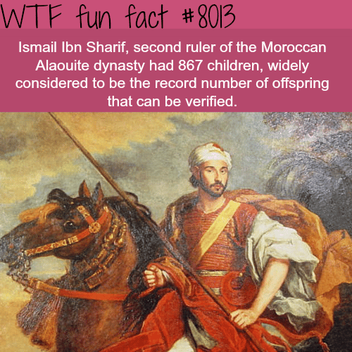 The man with the highest number of verified offspring - WTF fun fact