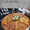 the most expensive pizza ever wtf fun fact