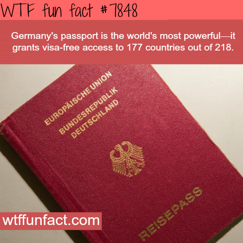 The most powerful passport for 2017 - WTF fun facts