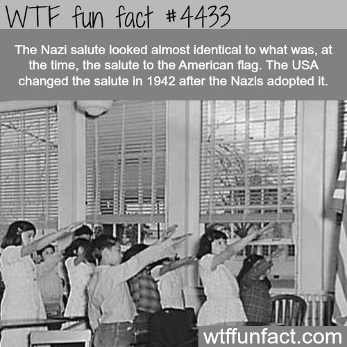 The Nazi salute -   WTF fun facts