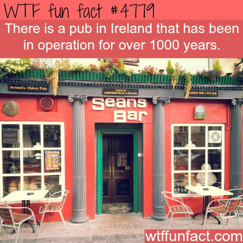The oldest pub in Ireland - WTF fun facts