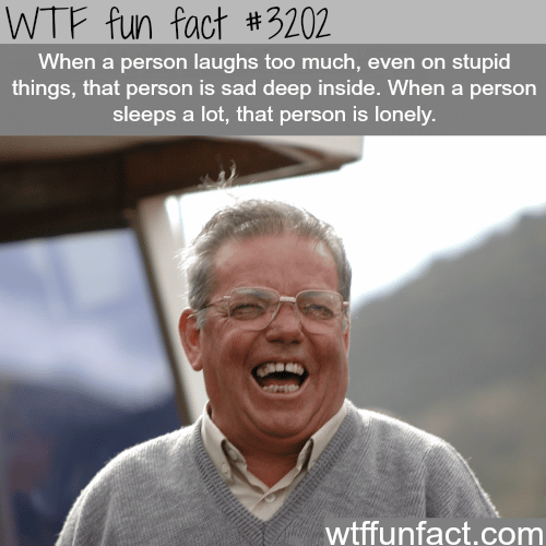 The psychology of laughing and sleeping -  WTF fun facts