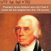the shortest us president in history wtf fun