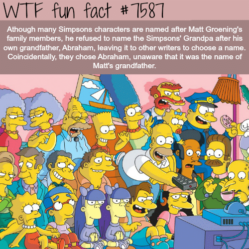 The Simpsons characters - WTF fun facts