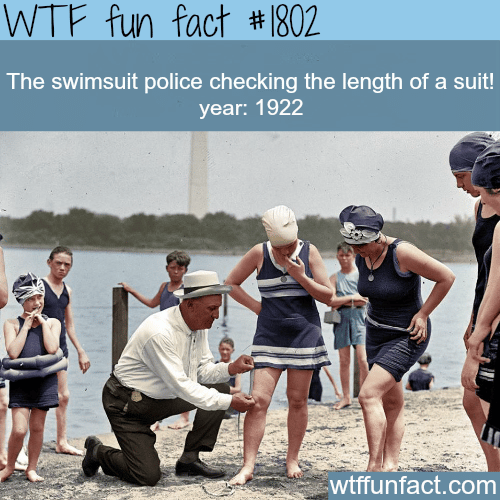 The swimsuit police - WTF fun facts