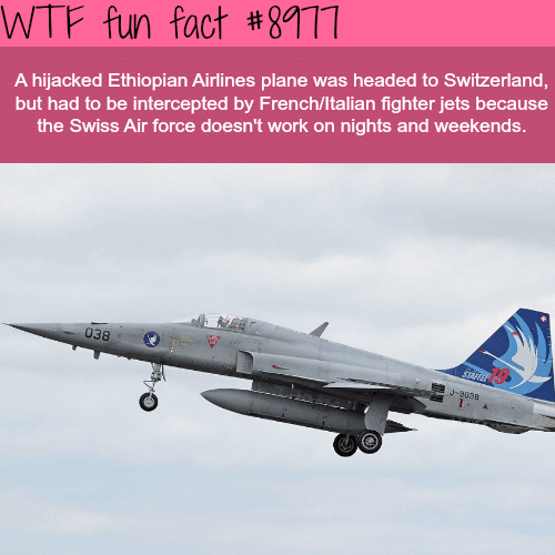 The Swiss Air Force doesn’t work on the weekends - WTF fun fact